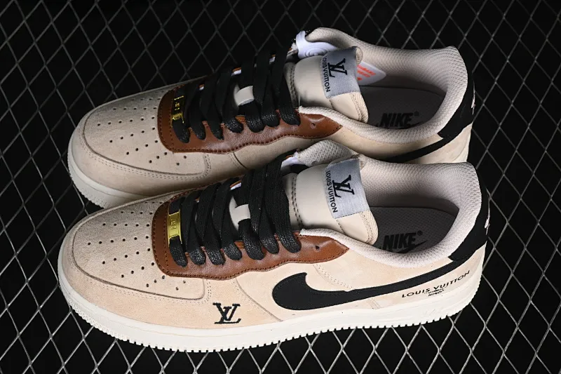 All categories Nk Air Force 1 Air Force series Nk Air Force 1 Low Air Force low-top Nike Air Force 1'07 Low joint milk tea caramel Air Force 1 low-top casual sneakers FQ3546-100